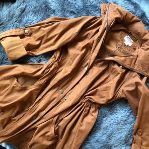 Rust Orange Parka Jacket